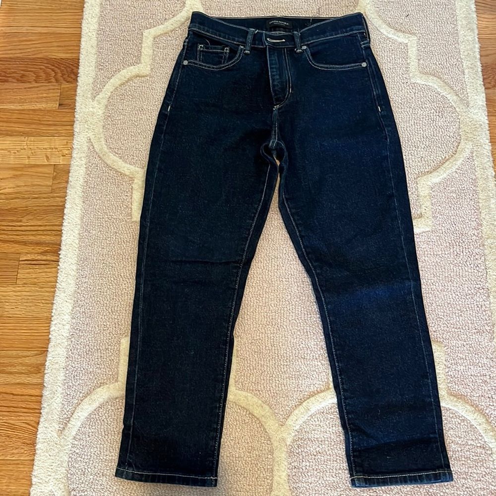 Banana Republic Dark Blue Ankle Jeans